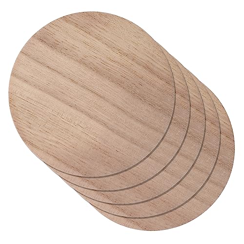 TEMPNAP 5 Stück Teiliges Runde Holzscheiben Massivem Holz für DIY Bastelprojekte Natürliche Holzuntersetzer Unvollendete Holzplatten für Kreative Anwendungen für Kunsthandwerk und TEMPNAP 5 Stück Teiliges Runde Holzscheiben Massivem Holz für DIY Bastelprojekte Natürliche Holzuntersetzer Unvollendete Holzplatten für Kreative Anwendungen für Kunsthandwerk und von TEMPNAP