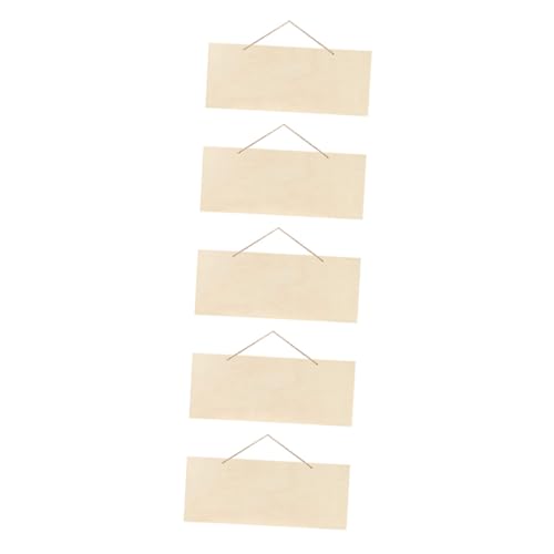 TEMPNAP 5 Stück Unfertige Holzschilder Set Blanko Holzplaketten für DIY Bastelprojekte Juteseil für Kreative Dekorationen und Handarbeiten mit Familie und Freunden TEMPNAP 5 Stück Unfertige Holzschilder Set Blanko Holzplaketten für DIY Bastelprojekte Juteseil für Kreative Dekorationen und Handarbeiten mit Familie und Freunden von TEMPNAP