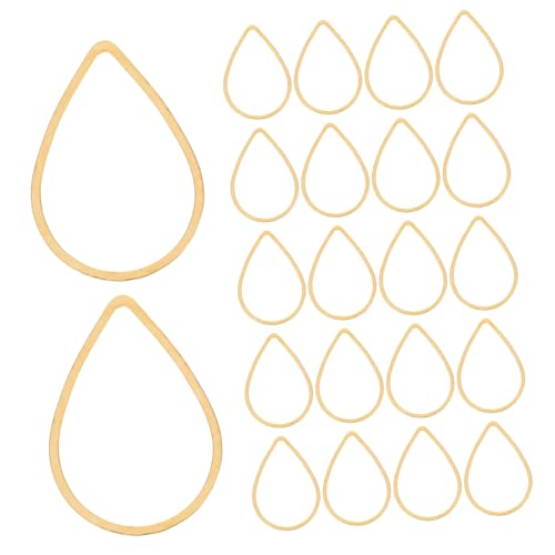 TEMPNAP 50 Stück Anhänger Kupfer DIY Schmuckzubehör für Ohrringe und Armbänder Langlebig und Modern Goldfarben Kreative Schmuckherstellung von TEMPNAP