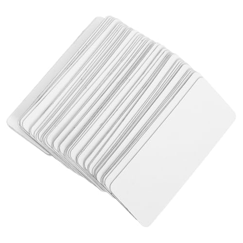 TEMPNAP 50 Stück Magnetische Trocken Abwischbare Etiketten Kühlschrankmagnete Schulmagnet Namensschild Magnetische Namensschilder Magnetisch Löschbarer Markierungsstreifen Trocken von TEMPNAP