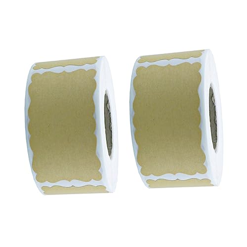 TEMPNAP 500Stücke Kraftpapier Geschenketiketten Selbstklebend Aufkleber für DIY Geschenkverpackungen Beschriftung für Gläser Flaschen Tüten TEMPNAP 500Stücke Kraftpapier Geschenketiketten Selbstklebend Aufkleber für DIY Geschenkverpackungen Beschriftung für Gläser Flaschen Tüten von TEMPNAP