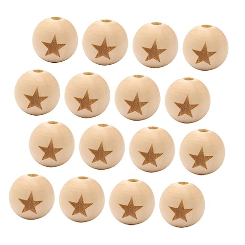 TEMPNAP 50Stücke Holzperlen DIY Zubehör Handgefertigte Farbenfrohe Perlen für Bastelprojekte für Kinderspielzeug Schmuck und Kunsthandwerk TEMPNAP 50Stücke Holzperlen DIY Zubehör Handgefertigte Farbenfrohe Perlen für Bastelprojekte für Kinderspielzeug Schmuck und Kunsthandwerk von TEMPNAP