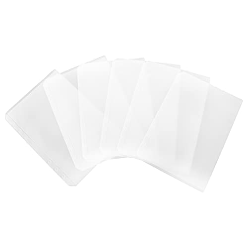 TEMPNAP 6 Stück PVC Aufbewahrungstaschen für Namenskarten Teiliges Durchsichtige Dokumententaschen für Reiseorganisation Langlebige und Praktische Kartenaufbewahrung für Lose und TEMPNAP 6 Stück PVC Aufbewahrungstaschen für Namenskarten Teiliges Durchsichtige Dokumententaschen für Reiseorganisation Langlebige und Praktische Kartenaufbewahrung für Lose und von TEMPNAP