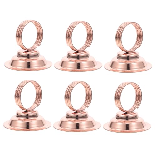 TEMPNAP 6 Stück Vertikaler Nummernschildclip tischdeko hochzeit Roségold-Deko hochzeitsdeko kartenclip Hochzeitsschildhalter Ort Tischkartenhalter Tischnummer steht Eisen Rose Gold TEMPNAP 6 Stück Vertikaler Nummernschildclip tischdeko hochzeit Roségold-Deko hochzeitsdeko kartenclip Hochzeitsschildhalter Ort Tischkartenhalter Tischnummer steht Eisen Rose Gold von TEMPNAP