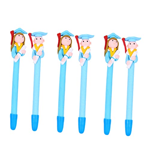 TEMPNAP 6 Stück Weicher Keramikstift -stift Neuheit Schule Ball Du Schreibwaren Stifte Süße Stifte Klassenzimmer Kugelschreiber Blau Ästhetische Stifte Blue Polymer-ton TEMPNAP 6 Stück Weicher Keramikstift -stift Neuheit Schule Ball Du Schreibwaren Stifte Süße Stifte Klassenzimmer Kugelschreiber Blau Ästhetische Stifte Blue Polymer-ton von TEMPNAP