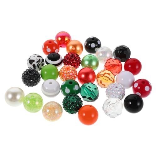 TEMPNAP 60 Stück Bubblegum-perlen, Bunte, Klobige Harzperlen Für Die Herstellung Von Stiften, Taschen, Ketten, Basteln, Armbänder, Schmuckzubehör, 20 Mm TEMPNAP 60 Stück Bubblegum-perlen, Bunte, Klobige Harzperlen Für Die Herstellung Von Stiften, Taschen, Ketten, Basteln, Armbänder, Schmuckzubehör, 20 Mm von TEMPNAP