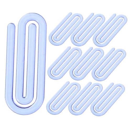 TEMPNAP 60 Stück Dekorative Mini Büroklammern Transparent Blau Süße Kunststoff Clips für Dokumente Notizen Fotos und Scrapbooking für Büro Schule und Zuhause TEMPNAP 60 Stück Dekorative Mini Büroklammern Transparent Blau Süße Kunststoff Clips für Dokumente Notizen Fotos und Scrapbooking für Büro Schule und Zuhause von TEMPNAP