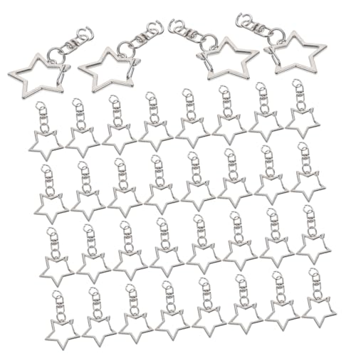TEMPNAP 60 Stück Metall drehkarabiner Sternform Schlüsselanhänger DIY Schmuckverbinder Armbandverschluss Bastelzubehör für Schlüssel Anhänger und Kreative Handarbeiten TEMPNAP 60 Stück Metall drehkarabiner Sternform Schlüsselanhänger DIY Schmuckverbinder Armbandverschluss Bastelzubehör für Schlüssel Anhänger und Kreative Handarbeiten von TEMPNAP