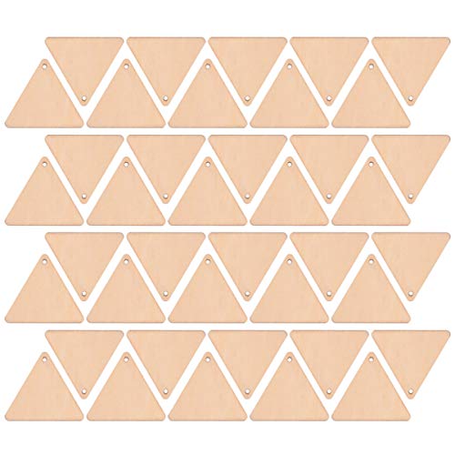 TEMPNAP 60Stücke DIY Holz Dreiecksanhänger mit Unbehandelte Holzscheiben für Bastelprojekte für Hochzeiten Weihnachtsdekoration und Handwerk mit Paketen TEMPNAP 60Stücke DIY Holz Dreiecksanhänger mit Unbehandelte Holzscheiben für Bastelprojekte für Hochzeiten Weihnachtsdekoration und Handwerk mit Paketen von TEMPNAP