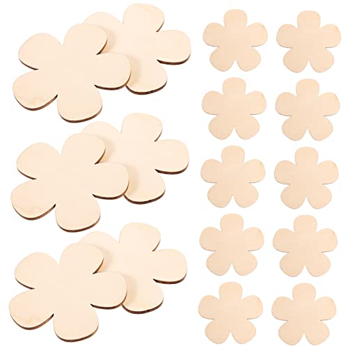 TEMPNAP 60Stücke Holzblumenformen DIY Holzverzierungen Unvollendete Holzscheiben für Kreative Bastelprojekte für Kartenherstellung Hochzeitsdeko und Valentinstag TEMPNAP 60Stücke Holzblumenformen DIY Holzverzierungen Unvollendete Holzscheiben für Kreative Bastelprojekte für Kartenherstellung Hochzeitsdeko und Valentinstag von TEMPNAP