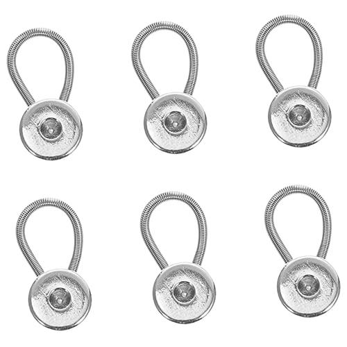 TEMPNAP 6Stücke Hosenknopf Verlängerung Hose Extender für Männer und Frauen Knopfverlängerung für Jeans Röcke und Anzughosen Robuste Metallkonstruktion Bequem und Tragbar TEMPNAP 6Stücke Hosenknopf Verlängerung Hose Extender für Männer und Frauen Knopfverlängerung für Jeans Röcke und Anzughosen Robuste Metallkonstruktion Bequem und Tragbar von TEMPNAP