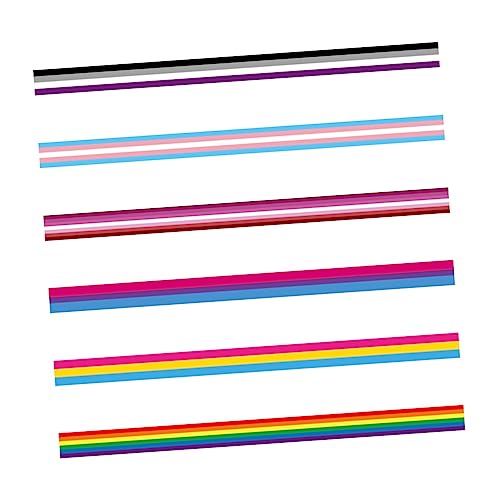 TEMPNAP 6Stücke Regenbogenband Dekoratives Geschenkband für Lgbt Feiern Party Bastelarbeiten Hochzeiten DIY Projekte Sicher und Langlebig TEMPNAP 6Stücke Regenbogenband Dekoratives Geschenkband für Lgbt Feiern Party Bastelarbeiten Hochzeiten DIY Projekte Sicher und Langlebig von TEMPNAP