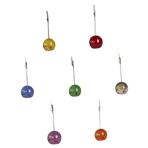 TEMPNAP 7 Stück Teiliges Spherical Memo Clip Zufällige Farben Notizzettelhalter für Schreibtisch und Büro aus Resin und Platzsparend und Zufällige Farbe Zufällige Farbe von TEMPNAP