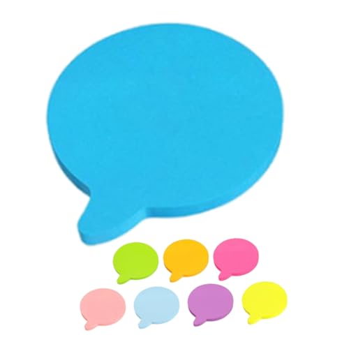 TEMPNAP 8 Stück Kawaii Haftnotizen Bunte Notizzettel mit Einzigartigen Formen Selbstklebend und Wiederverwendbar für Büro Schule und Notizen für Scrapbooking und Kreative Projekte von TEMPNAP