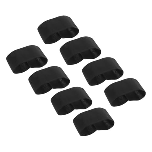 TEMPNAP 8 Stück Trauerarmband Elastic -Gurt elastische Trauerarmbänder Bandemorial Beerdigungs-Trauerband Erinnerungsarmband Armbinde der Trauer Gedenkarmband Polyester Schwarz von TEMPNAP