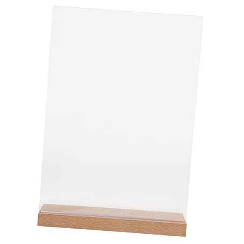 TEMPNAP Acryl Schildhalter aus Buchenholz Stabiler Tischkartenständer mit Erweiterter Basis für Menüs Preisschilder und Werbung Restaurant Büro Hochzeit TEMPNAP Acryl Schildhalter aus Buchenholz Stabiler Tischkartenständer mit Erweiterter Basis für Menüs Preisschilder und Werbung Restaurant Büro Hochzeit von TEMPNAP