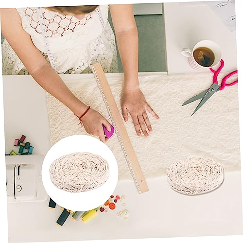 TEMPNAP Baumwoll Spitzenband mit Blumenmuster Yards Stickerei Spitzenborte für Kleidung DIY Handwerk und Heimdeko Weiche Baumwollspitze für Nähzubehör und Bastelideen TEMPNAP Baumwoll Spitzenband mit Blumenmuster Yards Stickerei Spitzenborte für Kleidung DIY Handwerk und Heimdeko Weiche Baumwollspitze für Nähzubehör und Bastelideen von TEMPNAP