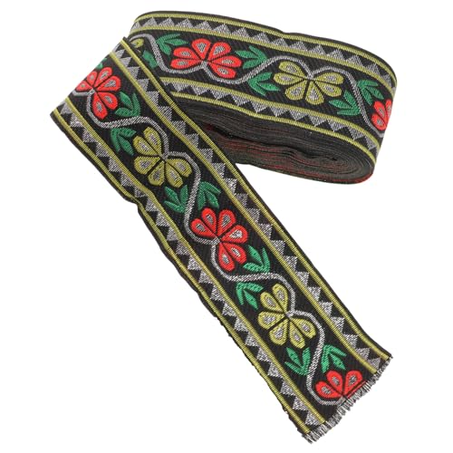 TEMPNAP Breites Ethno jacquardband Polyester Langlebig Feine Textur Besticktes DIY Dekoband für Kleidung Taschen Schuhe Vielseitiges Bastelzubehör zum Nähen und Verzieren TEMPNAP Breites Ethno jacquardband Polyester Langlebig Feine Textur Besticktes DIY Dekoband für Kleidung Taschen Schuhe Vielseitiges Bastelzubehör zum Nähen und Verzieren von TEMPNAP