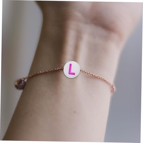 TEMPNAP Bunte Alphabet Perlen Große Buchstabenperlen Für DIY Schmuckherstellung Armbänder Halsketten Basteln Zubehör TEMPNAP Bunte Alphabet Perlen Große Buchstabenperlen Für DIY Schmuckherstellung Armbänder Halsketten Basteln Zubehör von TEMPNAP