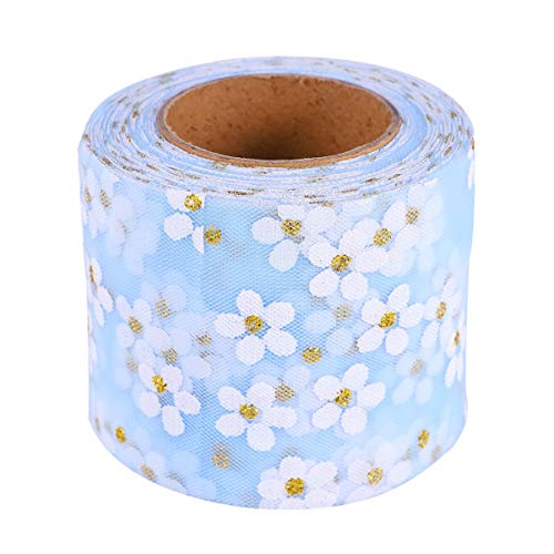 TEMPNAP DIY Mullband mit Kleinen Pflaumenblüten Handgefertigt Yards für Kleidung Haarschmuck und Bastelarbeiten TEMPNAP DIY Mullband mit Kleinen Pflaumenblüten Handgefertigt Yards für Kleidung Haarschmuck und Bastelarbeiten von TEMPNAP