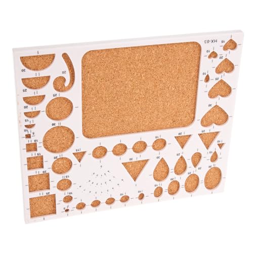 TEMPNAP DIY Papier Quilling Vorlage Upgrade Cork Board für Einfache Anwendung Geeignet für Bastelprojekte Sicher und Benutzerfreundlich für Anfänger und Profis von TEMPNAP