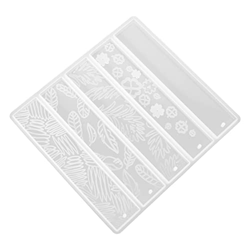 TEMPNAP DIY Silikonbuchzeichen Gießform Epoxidharz Silikonform für Kreative Lesezeichen und Handwerksprojekte Leicht und Platzsparend für Designs und von TEMPNAP