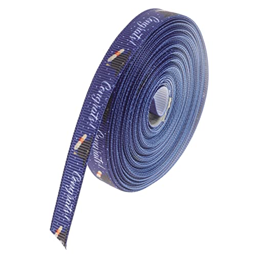 TEMPNAP Dekorative Geschenkverpackungsband Party Abschlussbanner Schule Gold Rosa glückwunsch grad dekorationen Herzlichen Glückwunsch Band für Blumenstrauß Polyester Blue TEMPNAP Dekorative Geschenkverpackungsband Party Abschlussbanner Schule Gold Rosa glückwunsch grad dekorationen Herzlichen Glückwunsch Band für Blumenstrauß Polyester Blue von TEMPNAP