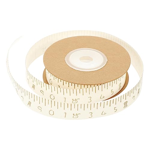 TEMPNAP Dekoratives Baumwollband mit Maßstab DIY Geschenkbänder für Blumenarrangements Bastelprojekte Geschenkverpackungen und Kreative Dekorationen von TEMPNAP