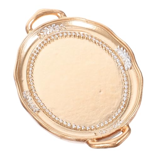 TEMPNAP Dekoratives Schmucktablett Resin Schmuckhalter Aufbewahrungsschale für Ohrringe Ringe Deko Tablett für Schlafzimmer Wohnzimmer Geschenkidee von TEMPNAP