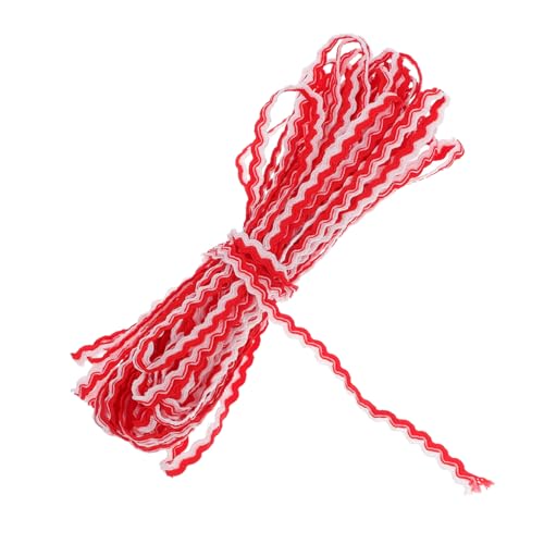 TEMPNAP Doppelfarbiges Wellenbesatzband Gewebtem Material für Näharbeiten für Diy Projekte Kleidung Vorhänge und Möbel Breit TEMPNAP Doppelfarbiges Wellenbesatzband Gewebtem Material für Näharbeiten für Diy Projekte Kleidung Vorhänge und Möbel Breit von TEMPNAP