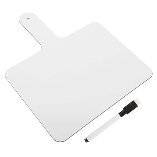 TEMPNAP Doppelseitiges Handheld Whiteboard Teilig mit Abwischbarer Oberfläche Komfortabler Griff Wiederbeschreibbares Antwortpaddel für Unterricht Spiele Abstimmungen und von TEMPNAP