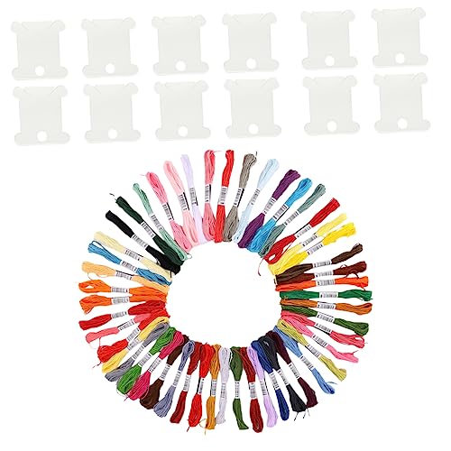 TEMPNAP Farben Premium Stickgarn Set für Kreuzstich Spulen für Handwerk Baumwollfäden DIY Zubehör für Kreative Projekte und Bastelarbeiten TEMPNAP Farben Premium Stickgarn Set für Kreuzstich Spulen für Handwerk Baumwollfäden DIY Zubehör für Kreative Projekte und Bastelarbeiten von TEMPNAP