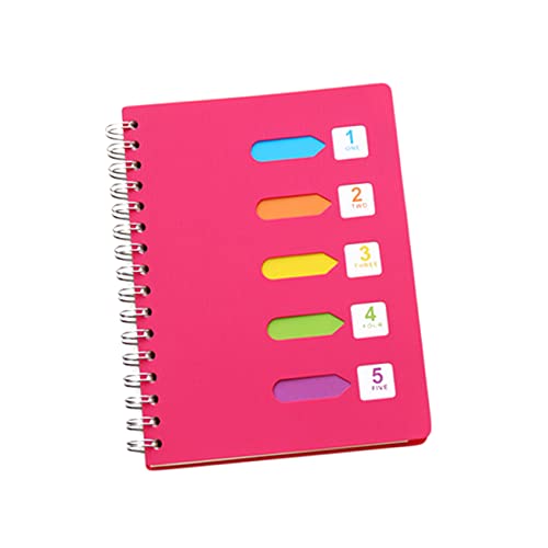TEMPNAP Farbiger Spiralblock Notizbuch mit Seitlicher Spirale Notizbuch für Studenten Tagebuch und Kreative Projekte für Schule Büro und Reisen Rosé TEMPNAP Farbiger Spiralblock Notizbuch mit Seitlicher Spirale Notizbuch für Studenten Tagebuch und Kreative Projekte für Schule Büro und Reisen Rosé von TEMPNAP