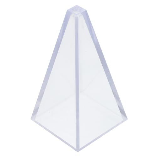 TEMPNAP Geometrische DIY Kerzenform Pyramid Kerzen Gießform aus Transparentem Kunststoff Langlebig Leicht zu Reinigen für Handgemachte Duftkerzen und Kreative Dekorationen von TEMPNAP