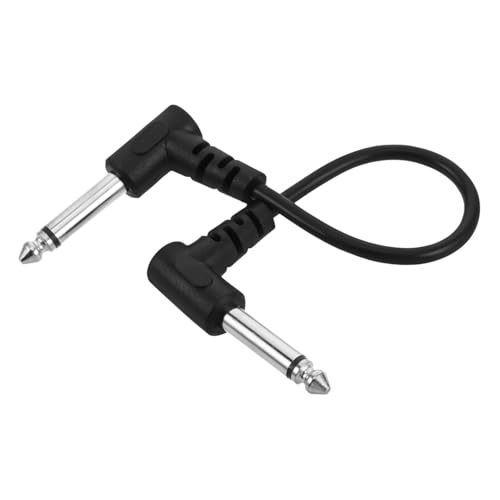 TEMPNAP Gitarren Patchkabel für Gitarre Bass und Tastatur Rundkopf Verbindung Einfaches Plug And Play Kompakt und Tragbar Vielseitig Einsetzbar für Musiker von TEMPNAP