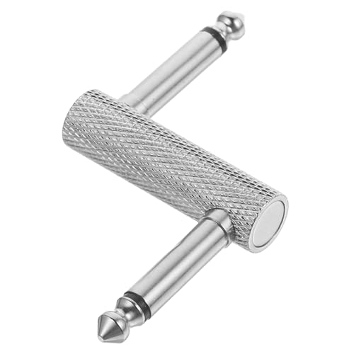 TEMPNAP Guitar Pedal Coupler Connector aus Metall Robuster und Langlebiger Gitarreneffektpedal Adapter für Stabile Verbindungen Geeignet für Gitarre und Elektronische Orgel von TEMPNAP