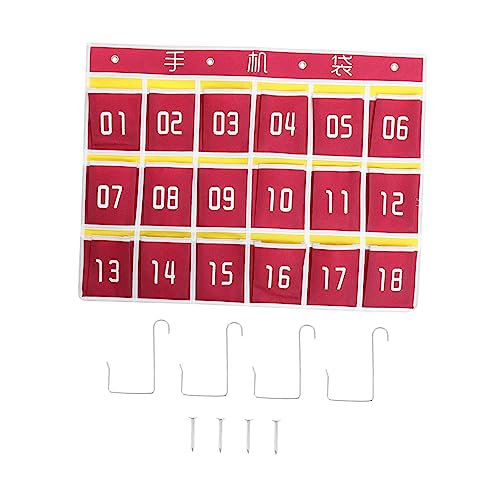 TEMPNAP Hängender Multifunktions Organizer für Telefon und Taschen Wandmontierter Aufbewahrungsbeutel mit Fächern Robuste Materialqualität Platzsparend für Büro Zuhause Klassenzimmer TEMPNAP Hängender Multifunktions Organizer für Telefon und Taschen Wandmontierter Aufbewahrungsbeutel mit Fächern Robuste Materialqualität Platzsparend für Büro Zuhause Klassenzimmer von TEMPNAP