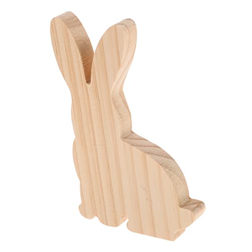 TEMPNAP Hasenschmuck aus Holz für Hasenfiguren Mini drinnen ausgeschnitten unvollendete Hasenfigur unfertiger Holzhase Holzhasenausschnitt Hasenverzierung zum Basteln TEMPNAP Hasenschmuck aus Holz für Hasenfiguren Mini drinnen ausgeschnitten unvollendete Hasenfigur unfertiger Holzhase Holzhasenausschnitt Hasenverzierung zum Basteln von TEMPNAP