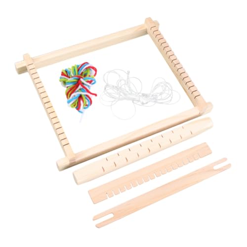 TEMPNAP Holzwebstuhl DIY Webmaschine für Handgefertigtes Webset Bastelspielzeug Fördert Intellektuelle Entwicklung Sichere Holzmaterialien für Mädchen Jungen TEMPNAP Holzwebstuhl DIY Webmaschine für Handgefertigtes Webset Bastelspielzeug Fördert Intellektuelle Entwicklung Sichere Holzmaterialien für Mädchen Jungen von TEMPNAP