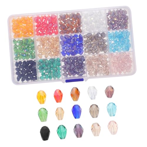 TEMPNAP Kleine Glasperlen DIY Handwerkskügelchen Wassertröpfchen Glasperlen Farben für Armband Halskette und Kopfschmuck Robust und Langlebig Perfektes TEMPNAP Kleine Glasperlen DIY Handwerkskügelchen Wassertröpfchen Glasperlen Farben für Armband Halskette und Kopfschmuck Robust und Langlebig Perfektes von TEMPNAP