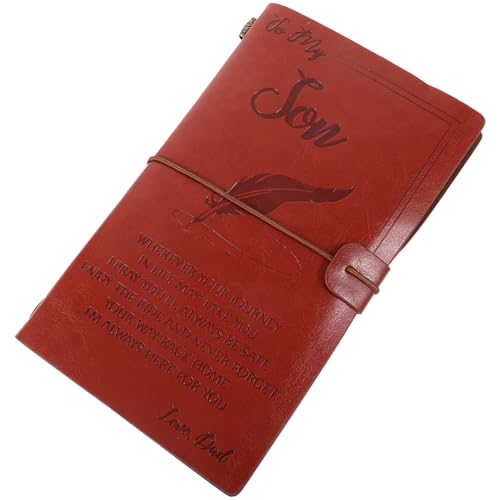 TEMPNAP Leder Notizbuch für Geschäftliche Zwecke und Schreibbuch für Pläne und Inspiration für Reisen Büro und Alltag Kunstleder Handliches Format von TEMPNAP