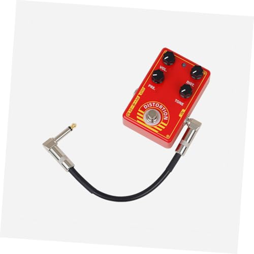 TEMPNAP Metallic Gitarreneffekt Kabel Robustes Patchkabel mit Metallsteckern PVC Material Flexibles Effector Power Supply Verbindungskabel für Gitarrenpedale TEMPNAP Metallic Gitarreneffekt Kabel Robustes Patchkabel mit Metallsteckern PVC Material Flexibles Effector Power Supply Verbindungskabel für Gitarrenpedale von TEMPNAP