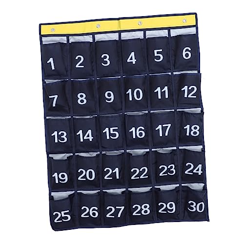 TEMPNAP Nummerierte Wand Aufbewahrungstasche mit Fächern Mehrteiliger Organizer für Handys und Kleinteile Praktische Hängeaufbewahrung für Klassenzimmer Büro und Zuhause Blaue Stofftasche TEMPNAP Nummerierte Wand Aufbewahrungstasche mit Fächern Mehrteiliger Organizer für Handys und Kleinteile Praktische Hängeaufbewahrung für Klassenzimmer Büro und Zuhause Blaue Stofftasche von TEMPNAP