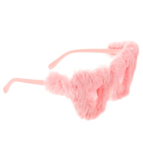 TEMPNAP Personalisierte Sonnenbrille lustige Sonnenbrille für Männer Partybrille pelzige Brille Tag trendige sonnenbrille herz brille Spaß sonnenbrille frauen Plüsch Rosa TEMPNAP Personalisierte Sonnenbrille lustige Sonnenbrille für Männer Partybrille pelzige Brille Tag trendige sonnenbrille herz brille Spaß sonnenbrille frauen Plüsch Rosa von TEMPNAP