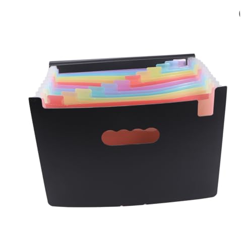 TEMPNAP Praktischer Aktenordner mit Fächern Mehrschichtiger Regenbogen accordion ordner Robuster Kunststoff Leicht und Tragbar zur Dokumentenorganisation für Schule Büro und Zuhause TEMPNAP Praktischer Aktenordner mit Fächern Mehrschichtiger Regenbogen accordion ordner Robuster Kunststoff Leicht und Tragbar zur Dokumentenorganisation für Schule Büro und Zuhause von TEMPNAP