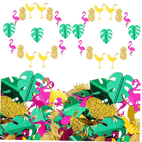 TEMPNAP Sommer Hawaii Flamingo Konfetti Dekoratives Tischkonfetti für Strand und Sommerpartys Geeignet für Feierlichkeiten Bastelprojekte und Tischdekorationen TEMPNAP Sommer Hawaii Flamingo Konfetti Dekoratives Tischkonfetti für Strand und Sommerpartys Geeignet für Feierlichkeiten Bastelprojekte und Tischdekorationen von TEMPNAP