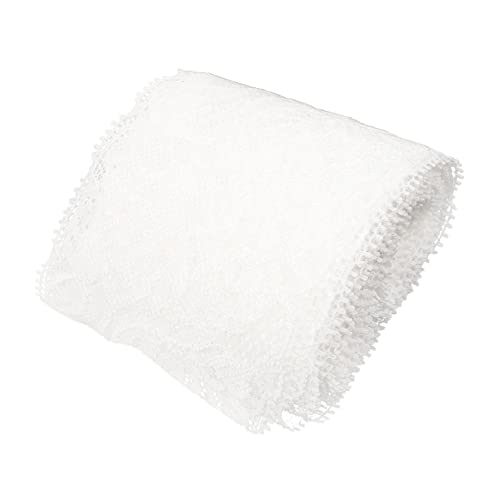 TEMPNAP Spitzenbesatz Elastisches DIY Spitzenband für Kleidung und Dekoration Lange Weiße Spitzenborte für Handarbeiten Hochzeiten und Persönliche Projekte von TEMPNAP