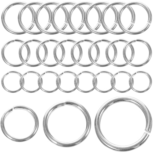 TEMPNAP Sterling Silber Jump Ringe für DIY Schmuckherstellung Verbindungselemente für Armbänder und von TEMPNAP
