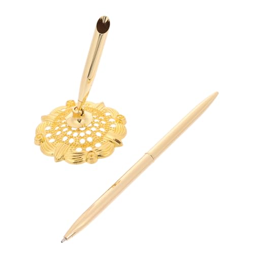 TEMPNAP Stilvoller Metall-kugelschreiber Mit Halter, Business-signaturstifte Mit Ständer, Elegante Metall-kugelschreiber Für Hochzeit, Gästebuch, Signierung, Schreibtisch-kugelschreiber TEMPNAP Stilvoller Metall-kugelschreiber Mit Halter, Business-signaturstifte Mit Ständer, Elegante Metall-kugelschreiber Für Hochzeit, Gästebuch, Signierung, Schreibtisch-kugelschreiber von TEMPNAP