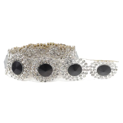 TEMPNAP Strassband Glitzerndes Klebeband Sparkle Rhinestone Tape DIY Schmuckband für Kleidung Schuhe Gürtel Haarschmuck Dekoration TEMPNAP Strassband Glitzerndes Klebeband Sparkle Rhinestone Tape DIY Schmuckband für Kleidung Schuhe Gürtel Haarschmuck Dekoration von TEMPNAP
